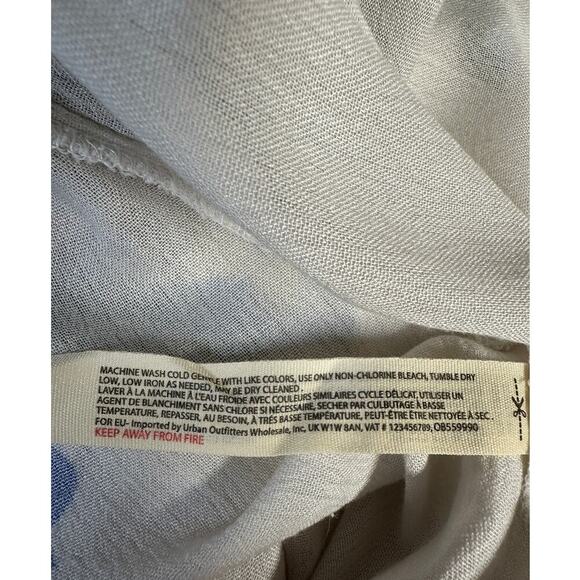 Intimately Free People Tank Dress Gauzy Boho Shark Hi Lo Hem Festival Resort M - Picture 11 of 12